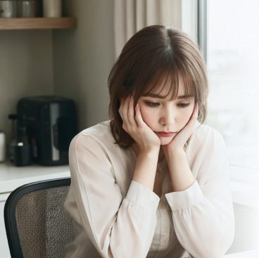 悩んでいる女性